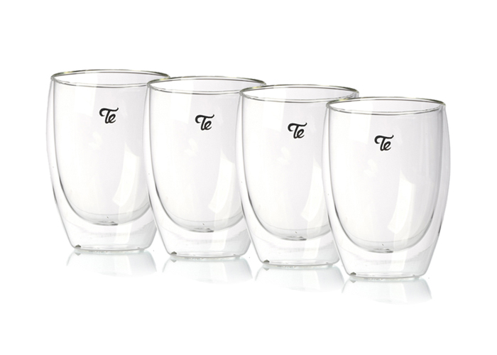 כוסות זכוכית דאבל גלאס 350 מ״ל